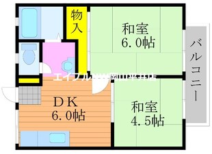 パナハイツおおたに　Ｂの物件間取画像